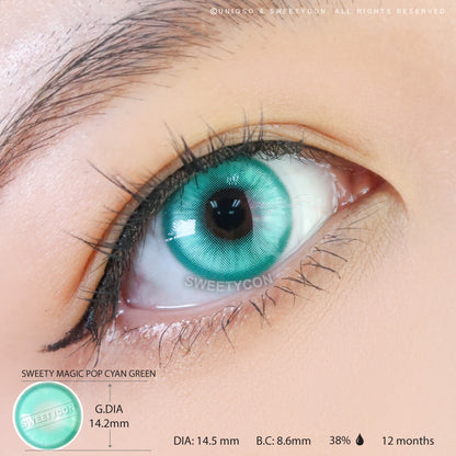 Sweety Magic Pop Cyan Green