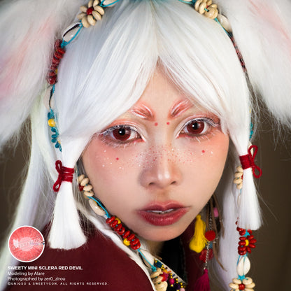 Sweety Mini Sclera Red Devil - 17mm