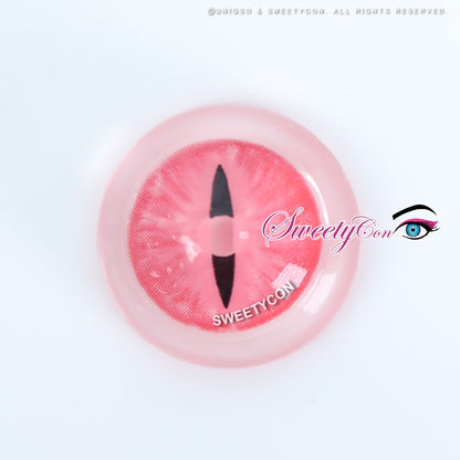 Sweety Lens Pink Demon Eye / Cat Eye (New)