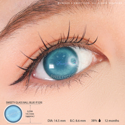 Sweety Glass Ball Blue